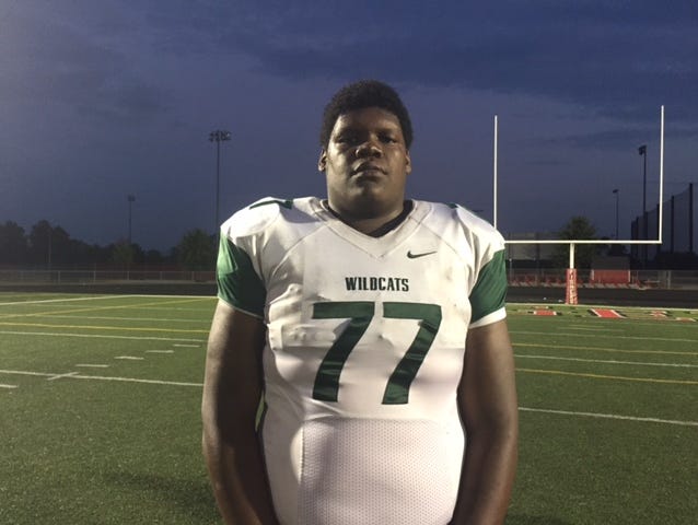 Lawrence North lineman Caleb Jones