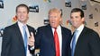 Eric F. Trump, Donald Trump and Donald Trump Jr. attend