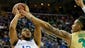 Kentucky Wildcats forward Karl-Anthony Towns (12) shoots