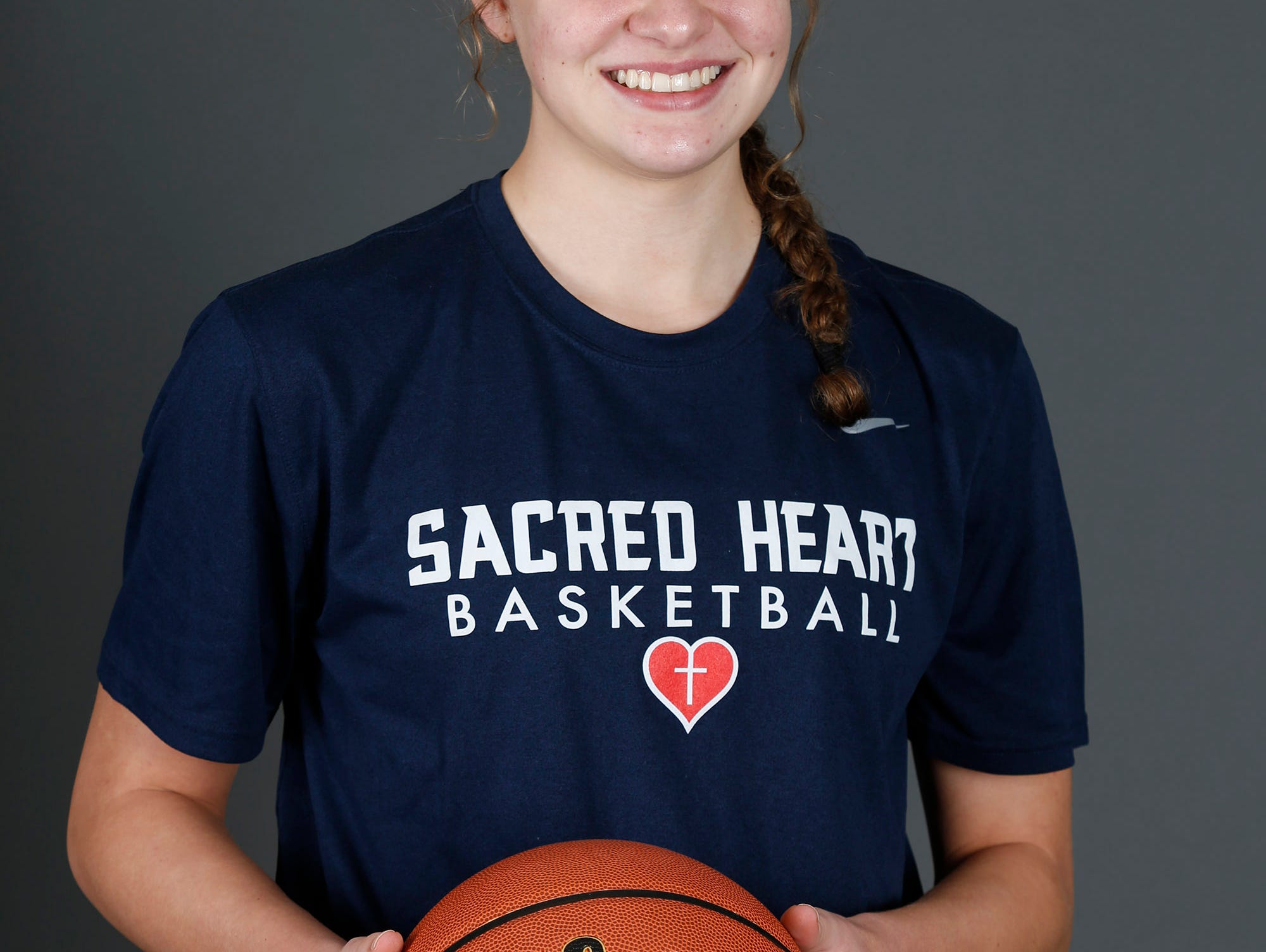 Sacred Heart High School basketball player Grace Berger. Nov. 7, 2016