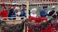 The queen and her family watch from the Spirit of Chartwell