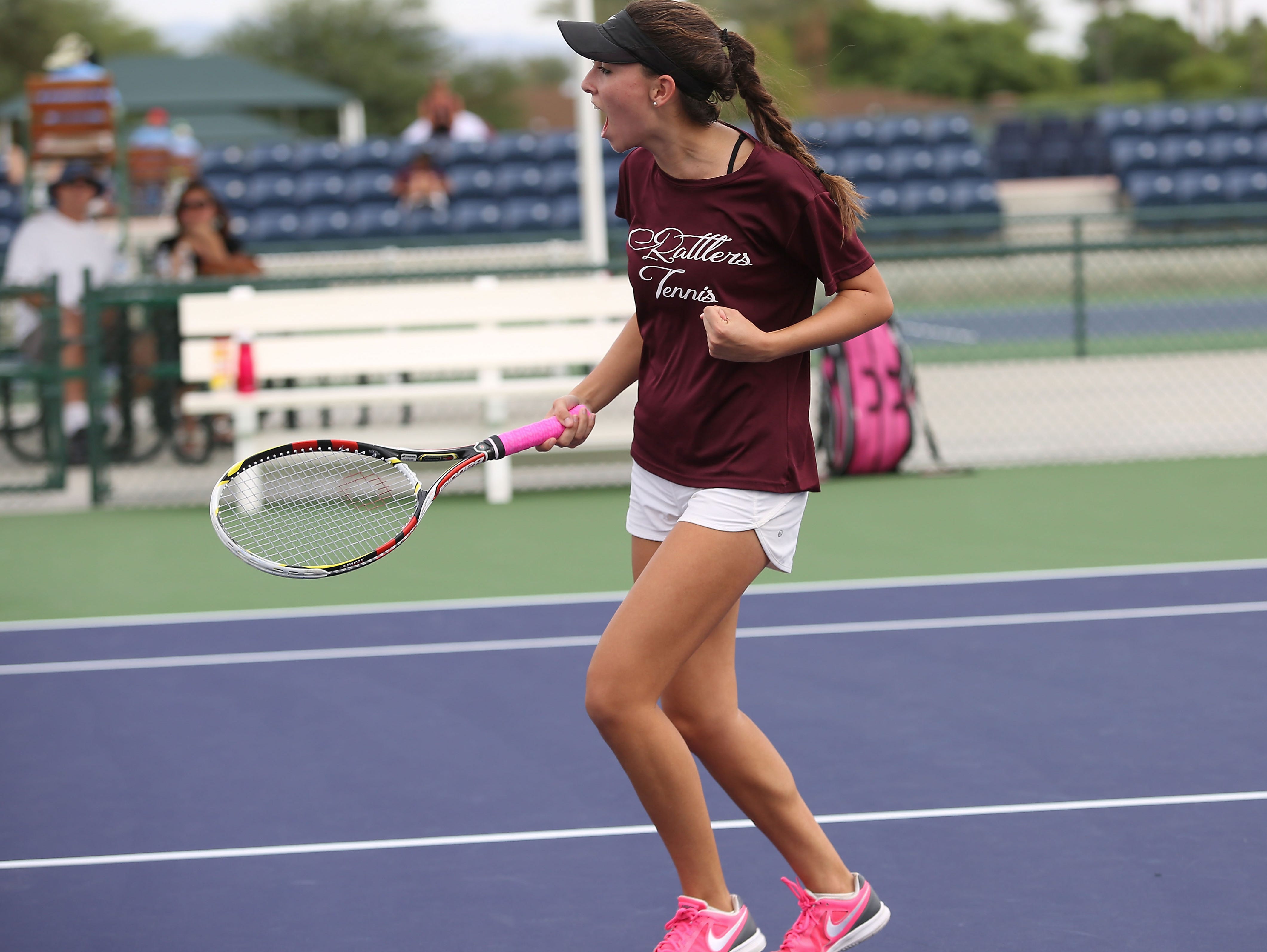 Rancho Mirage s Harvey nabs third straight De Anza tennis title USA
