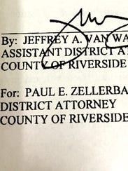 A Riverside County wiretap application, approved by