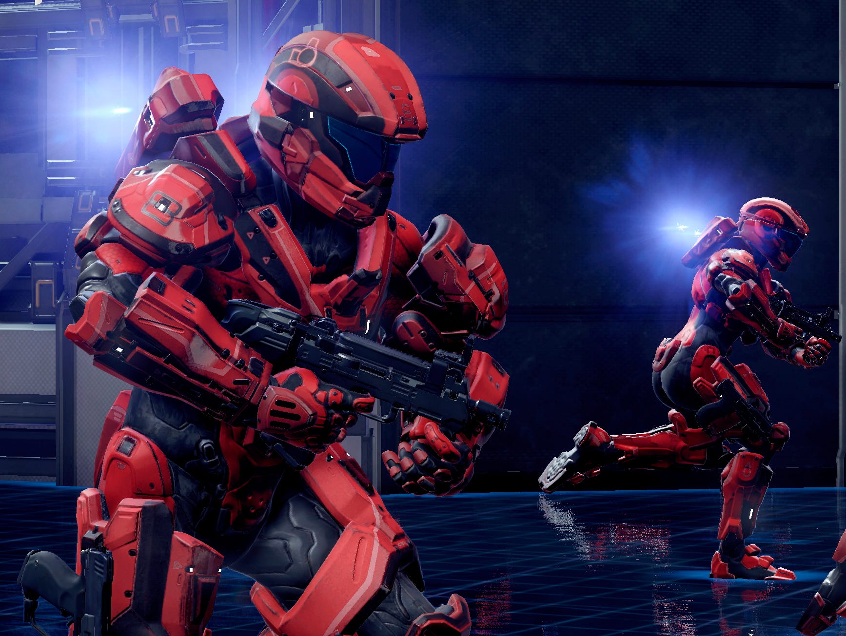 A scene from the Xbox One video game 'Halo 5.'