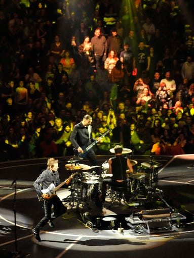 The English alternative-rock band Muse, (from left)