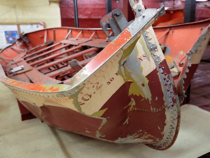 A life boat from the S.S. Edmund Fitzgerald that sunk