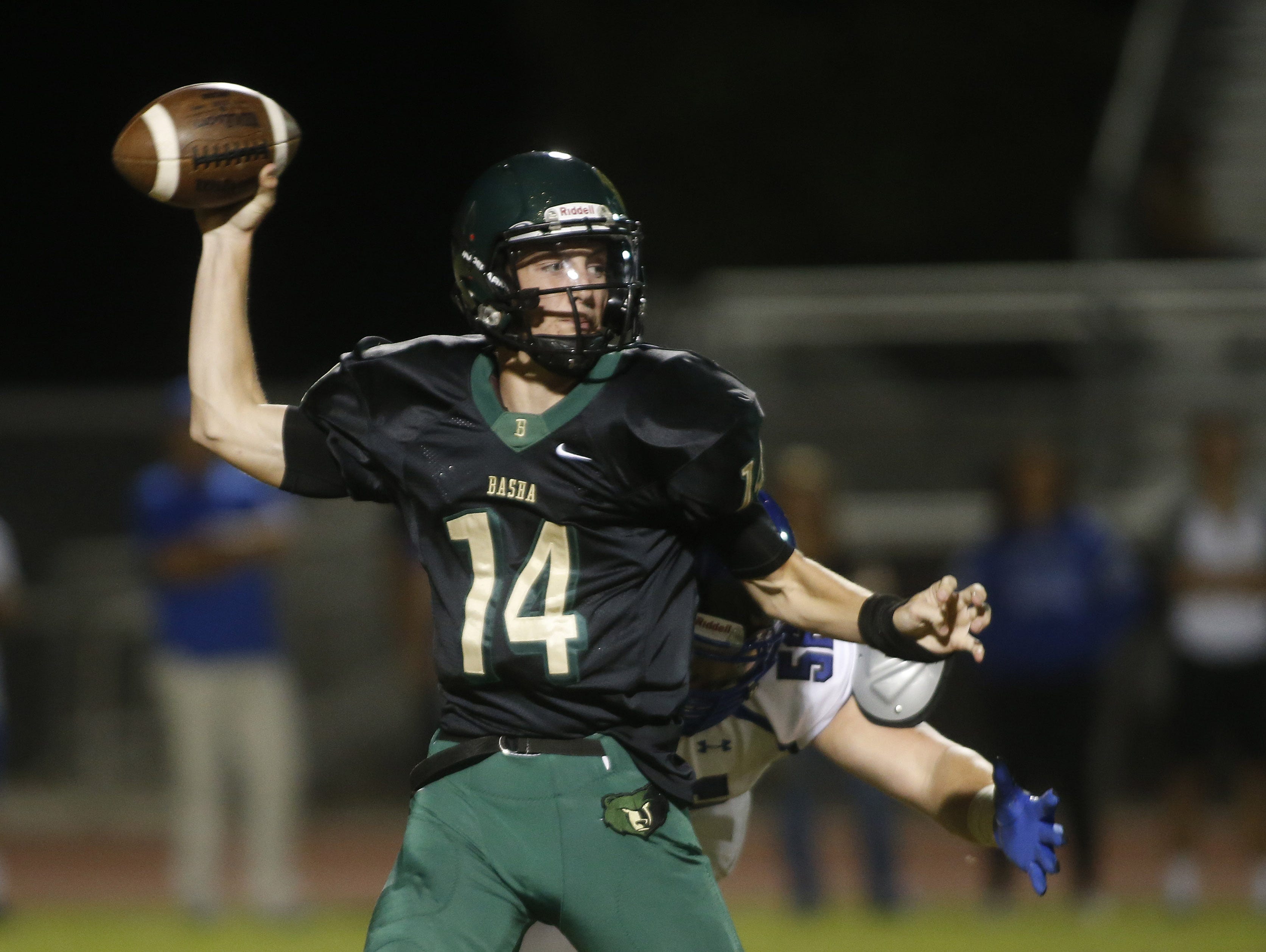 Take a look at Richard Obert's top 10 Arizona high school football quarterbacks, regardless of class, for the 2015 football season.