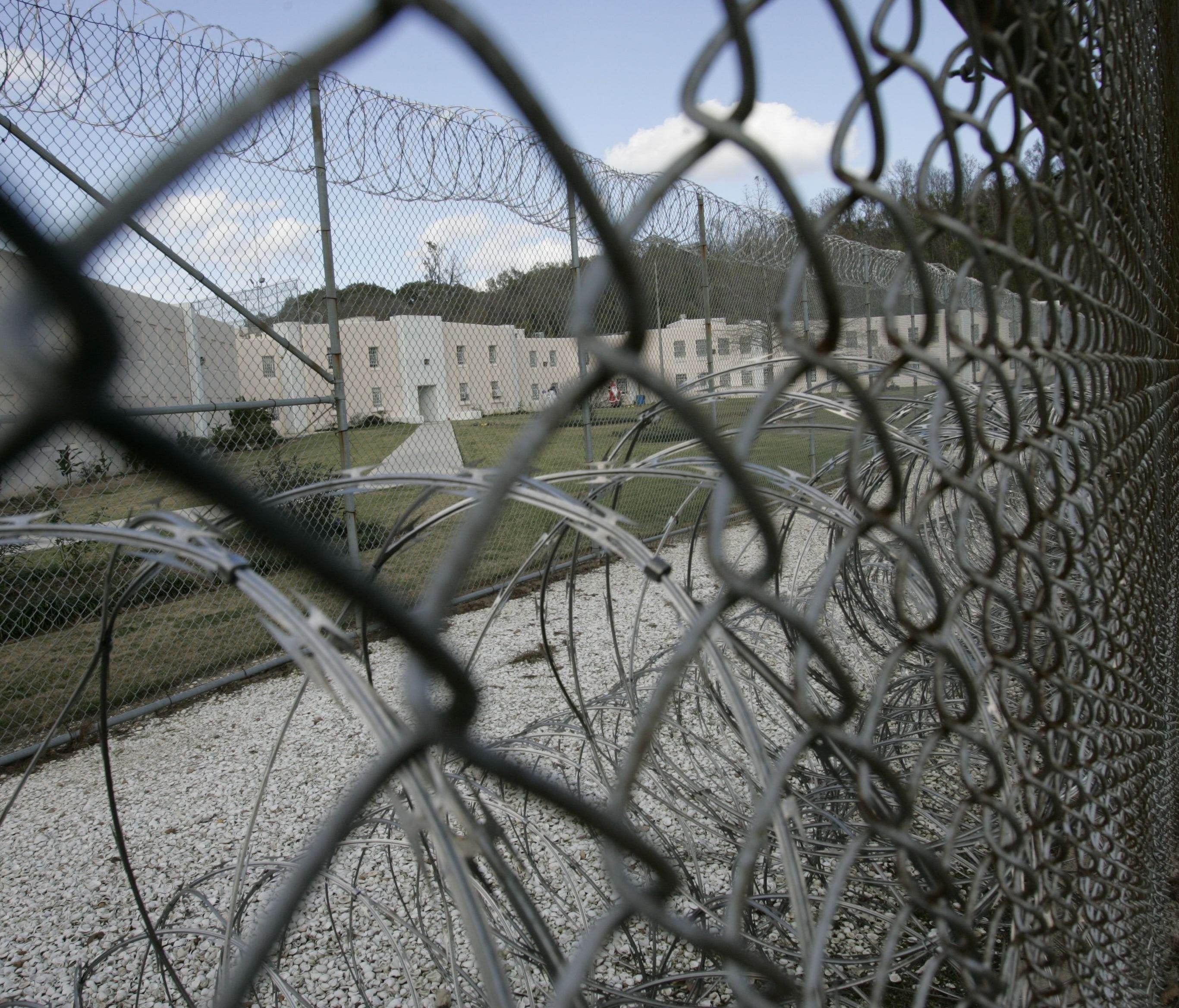 The gates of the Louisiana State Penitentiary in Angola, La.