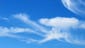 Jellyfish clouds: Wispy cirrus clouds hover above White