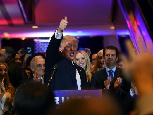 Trump speaks following victory in the New York primary