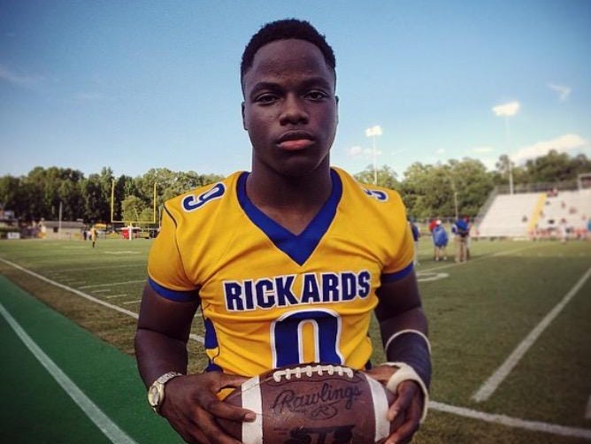 Rickards senior Josh Butler was sidelined all of last season with an ACL tear in his knee, but he recovered and is now the team’s starting linebacker.