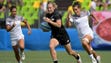 New Zealand back Kelly Brazier runs through players