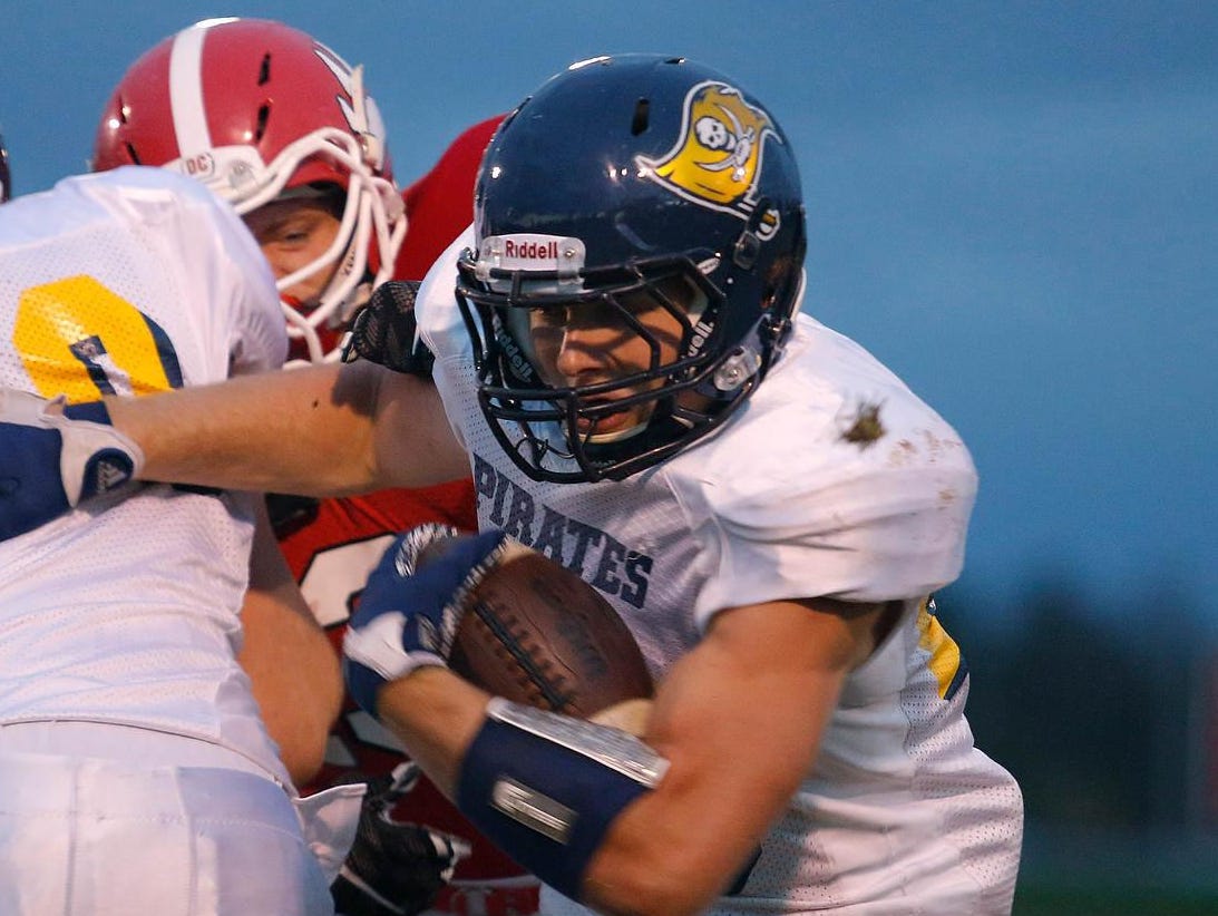 Pewamo-Westphalia junior Jared Smith has set the state record for rushing TDs in a season and is near the record for rushing yards.