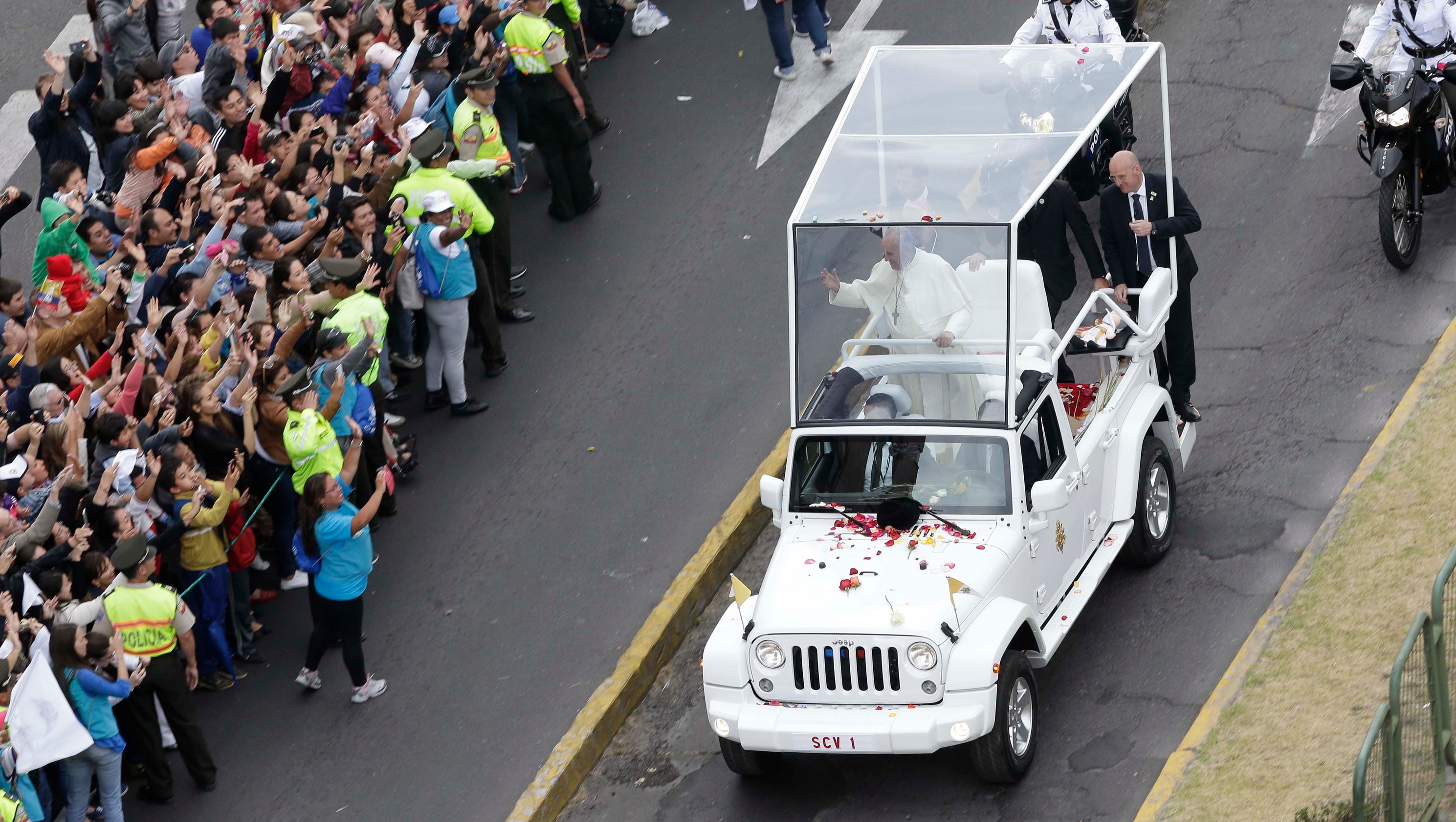 Pope Francis' popemobile is Jeep Wrangler for U.S. visit