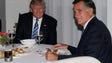 Trump dines with Mitt Romney at Jean Georges Restaurant