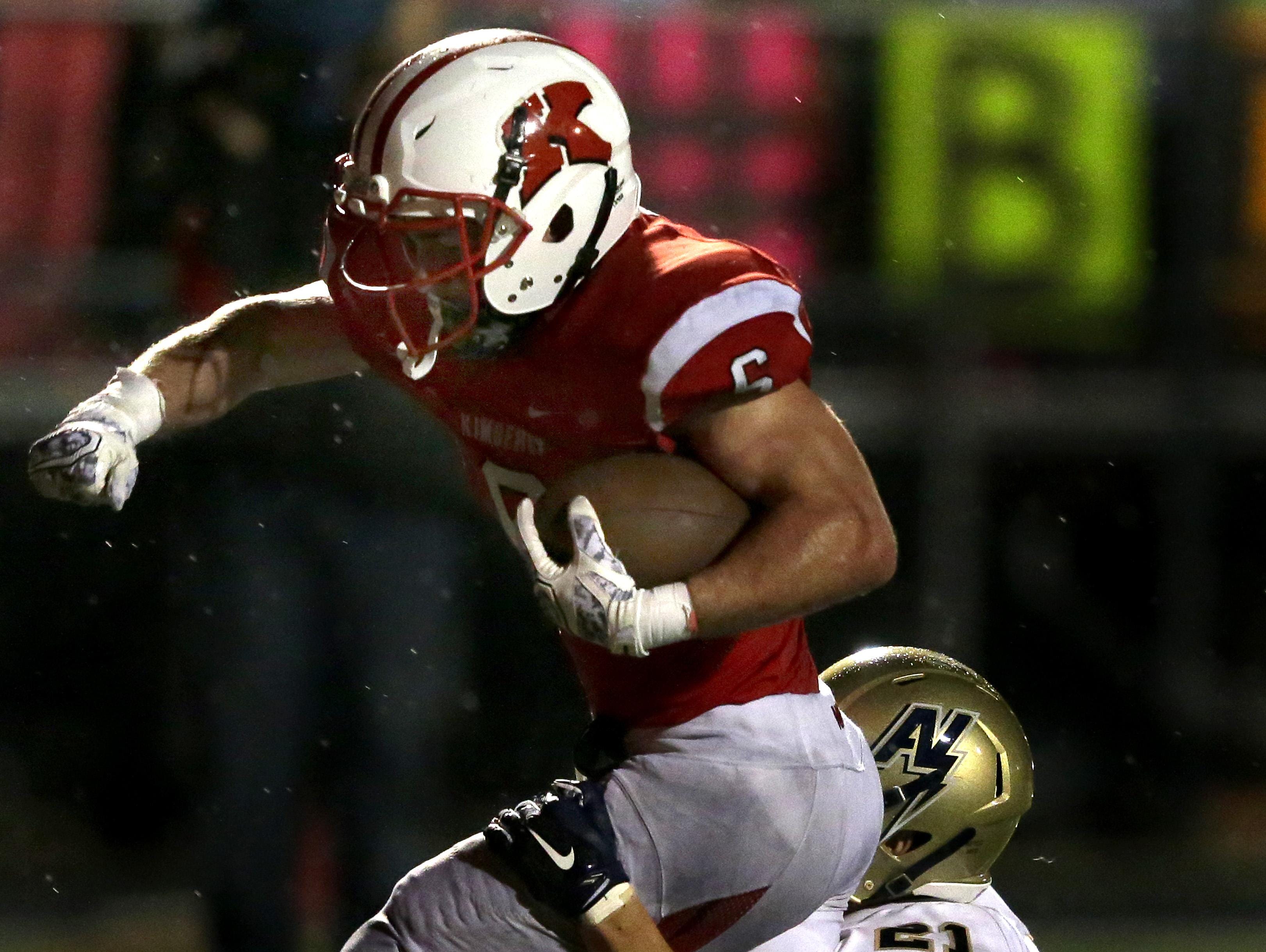 Blair Mulholland, who has rushed for more than 2,000 yards this season, was one of only three returning starters for the Kimberly football team at the start of the season.