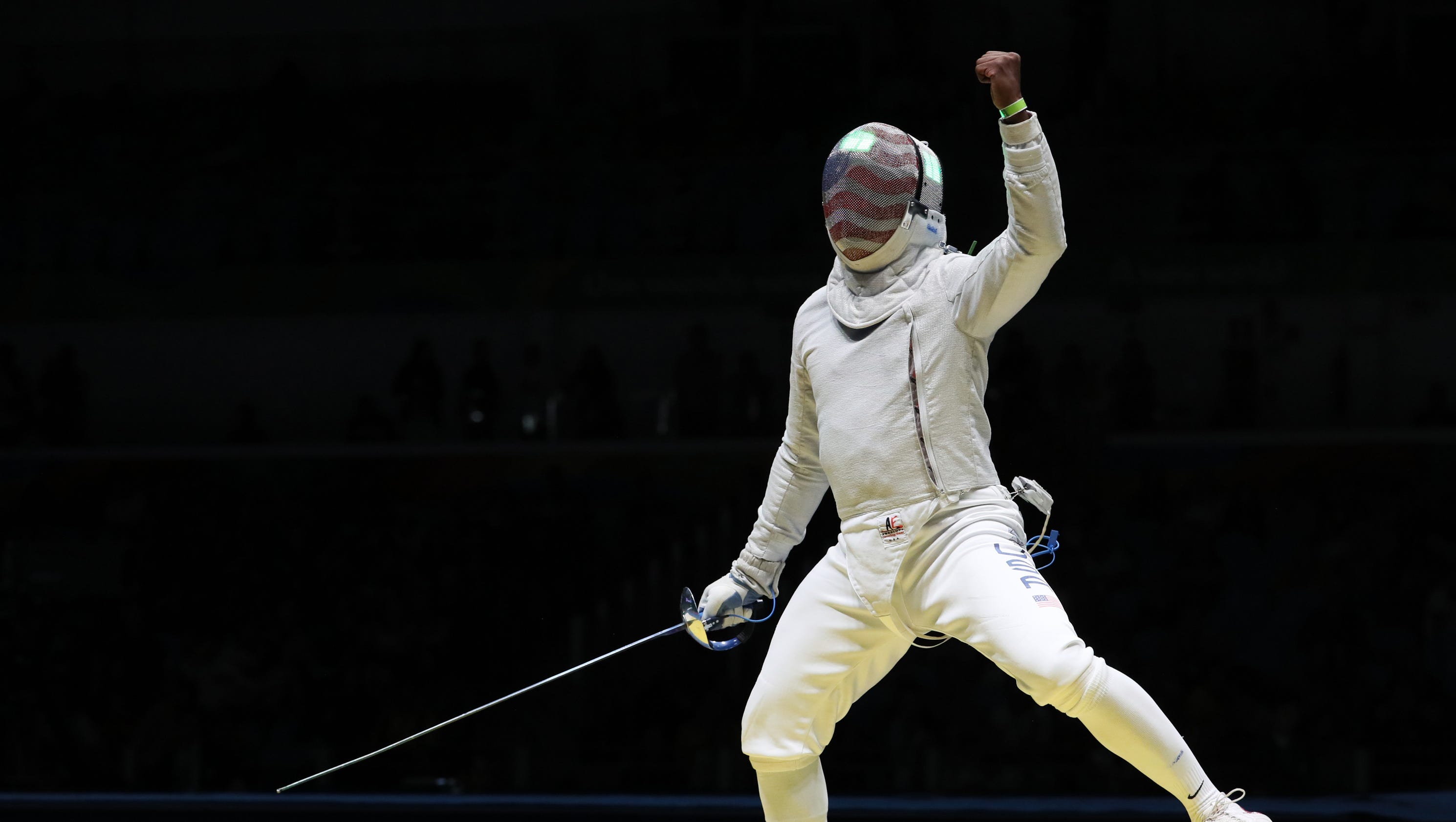 American Daryl Homer wins historic silver in men's sabre fencing