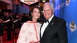 Rick Hendrick, right, and his wife Linda attend the