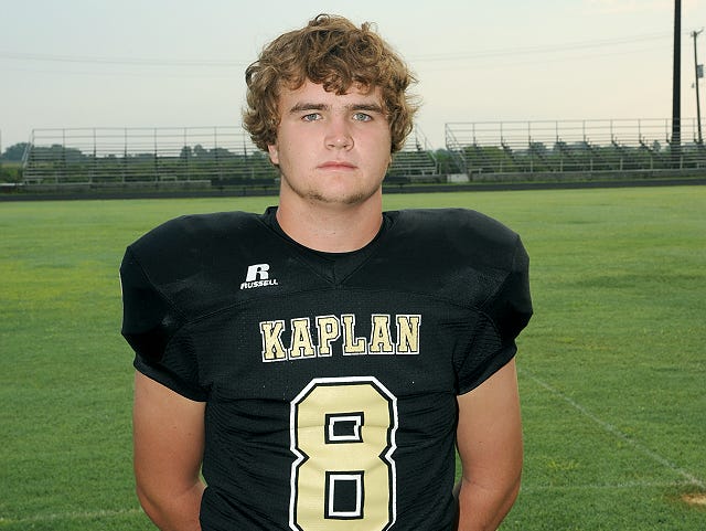 file photo Jade Herpin is a quarterback at Kaplan High School. 2014 Kaplan High School football
