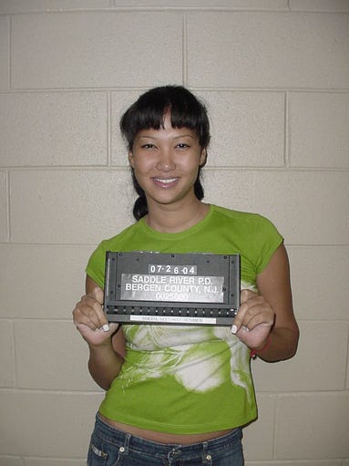 Kimora Lee Simmons: Simmons, the then-wife of hip-hop mogul Russell Simmons, was arrested in July 2004 for drug and motor vehicle charges after police said she was driving erratically and ignored the flashing lights of a cruiser for nearly two miles. She pled guilty to reckless driving and ended up with six months probation.