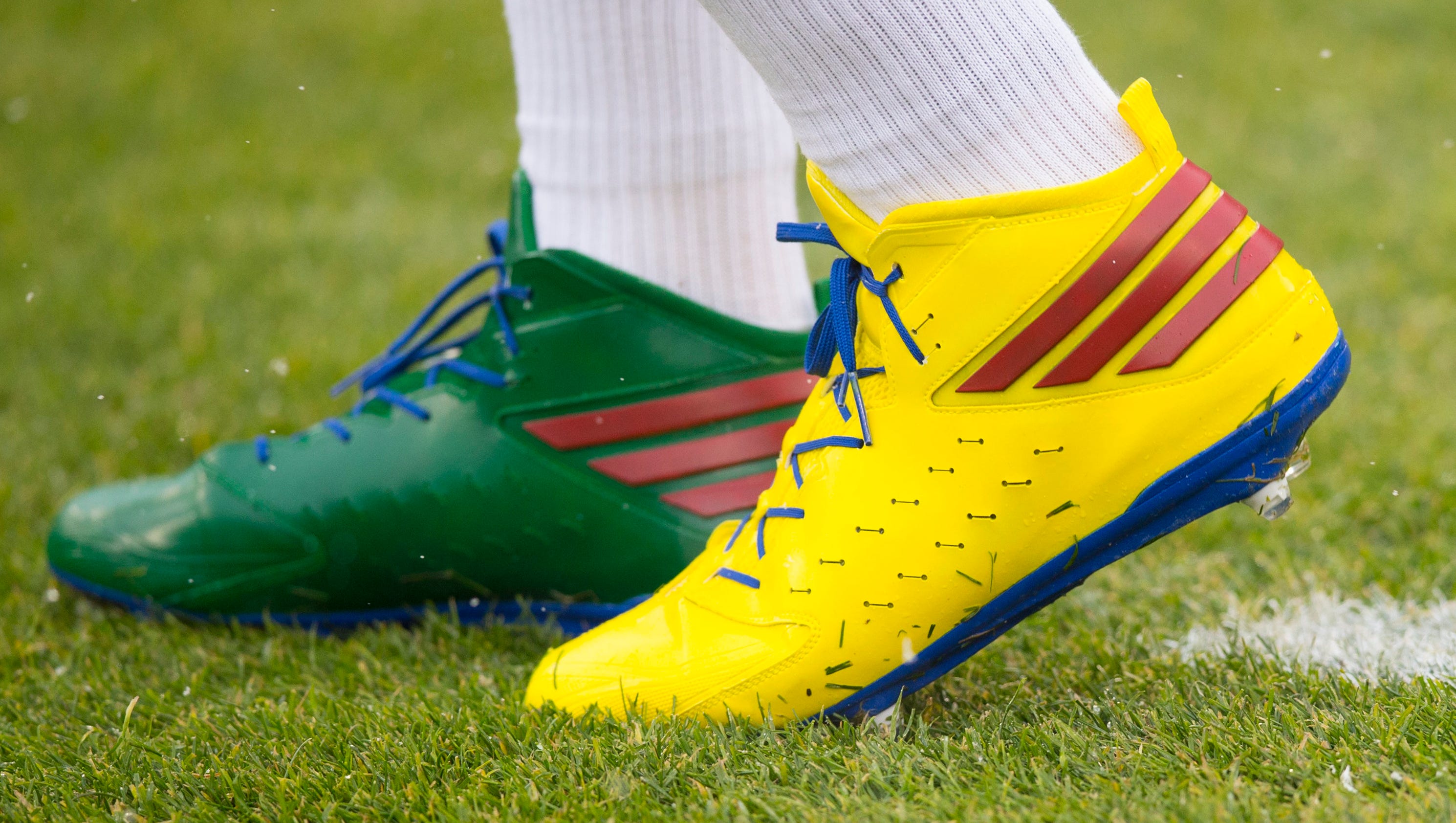 colorful cleats