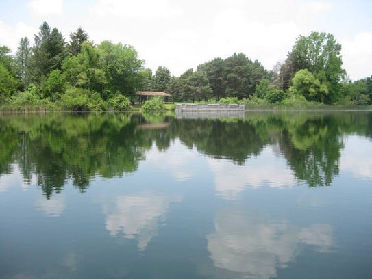 Fort Custer’s three lakes are great for fishing.