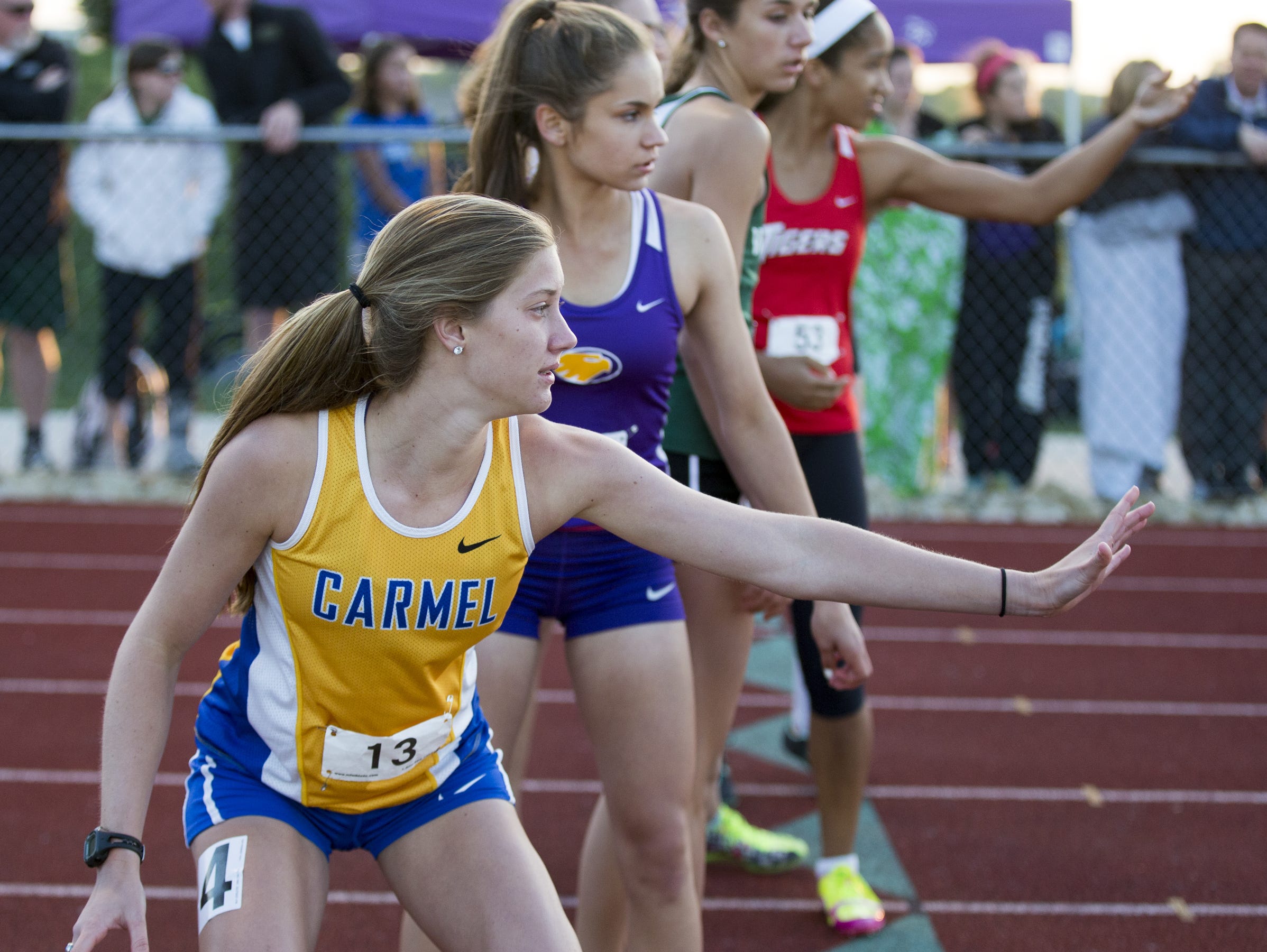 Carmel wins girls track sectional USA TODAY High School Sports