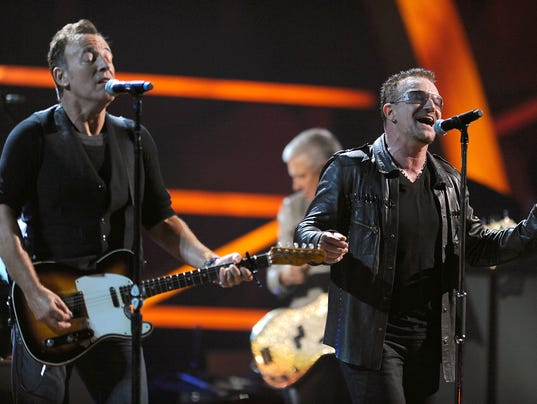 Bono Joins Bruce Springsteen On Stage At Croke Park ...
