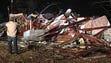 A damaged home near Tuscumbia, Ala., on Nov. 29, 2016.