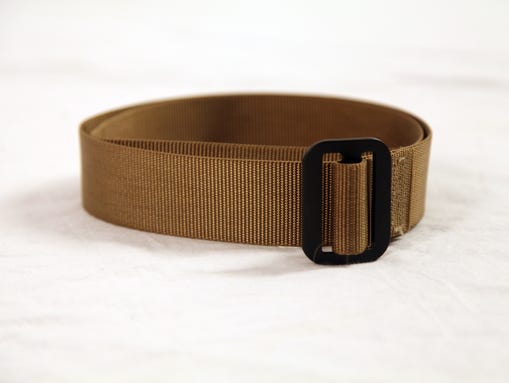 The new ACU belt is a darker brown, compared to the