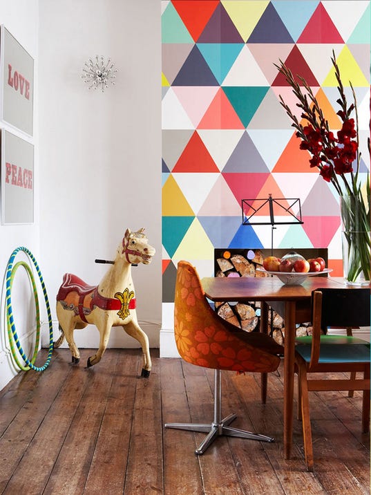 Triangle motifs trending in modern design