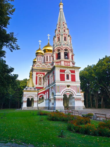 Another                                                           red-colored                                                           church, this                                                           one in