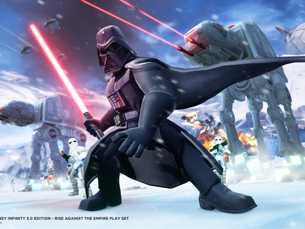 Darth Vader in a scene from the Disney Infinity 3.0 expansion 'Rise Against the Empire.'