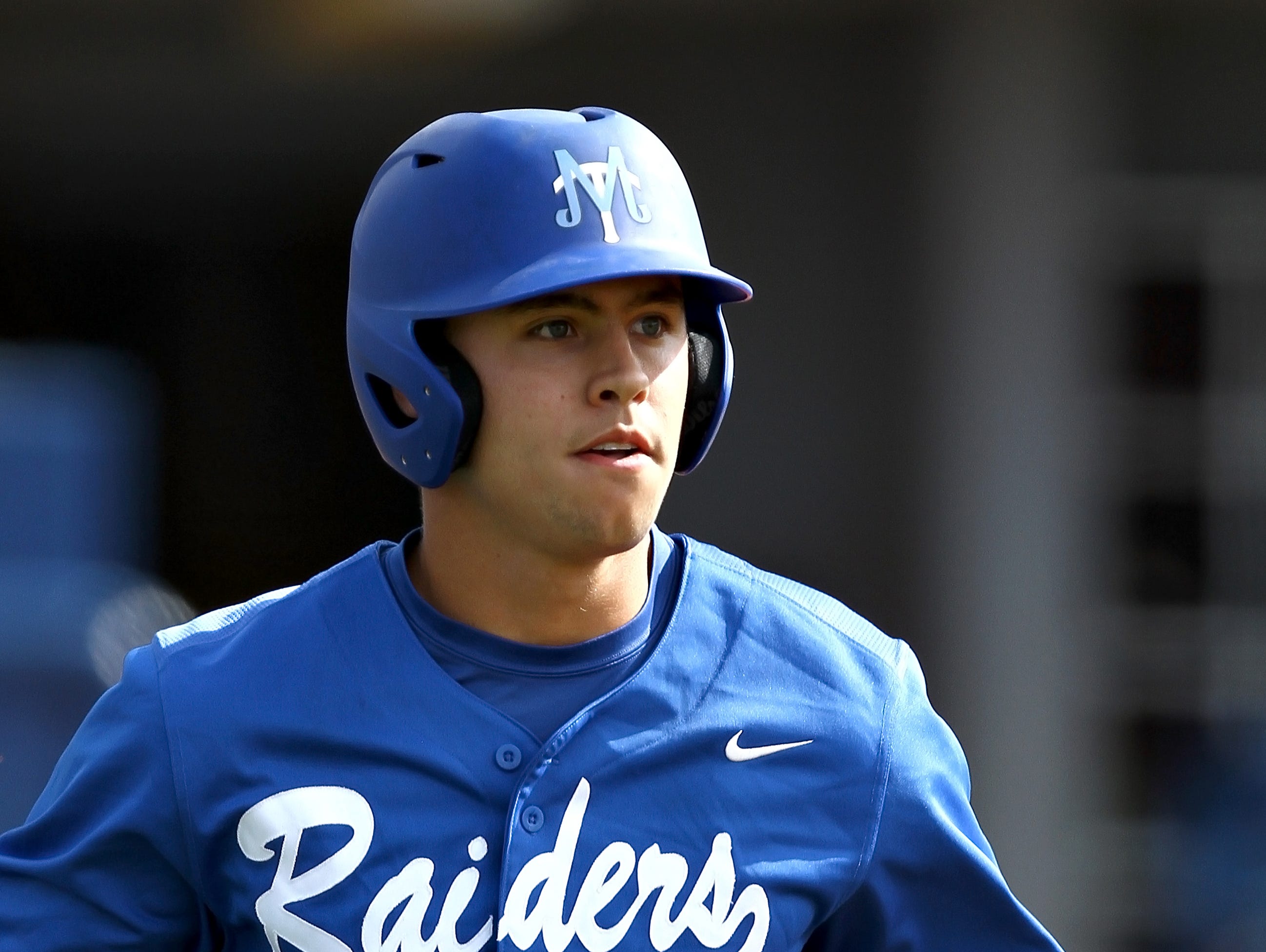 MTSU right fielder Brad Jarreau extended his hitting streak to 12 games against Southern Miss in the first game of a doubleheader against Southern Miss on Friday.