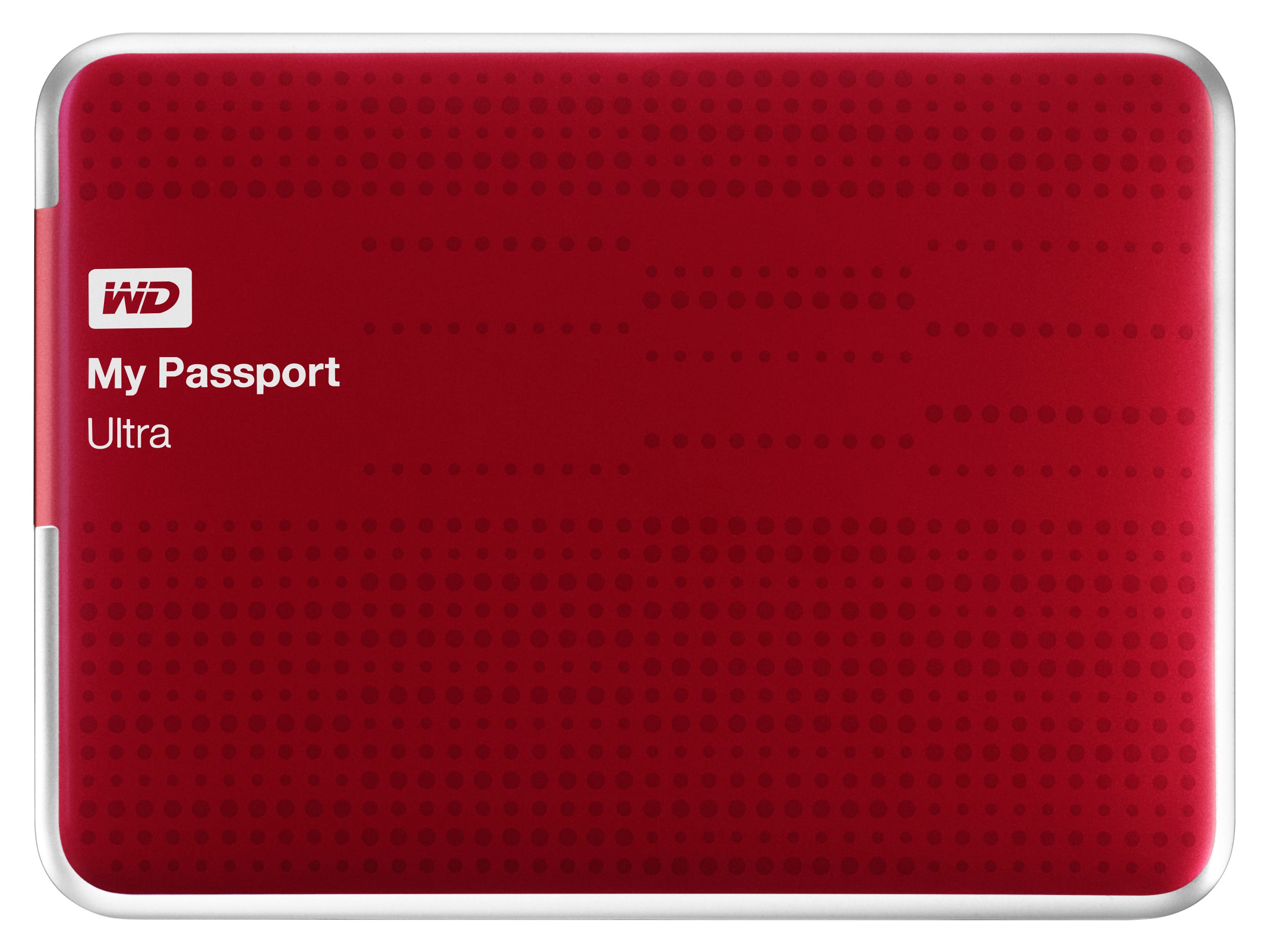 A photo of Western Digital's My Passport external drive.