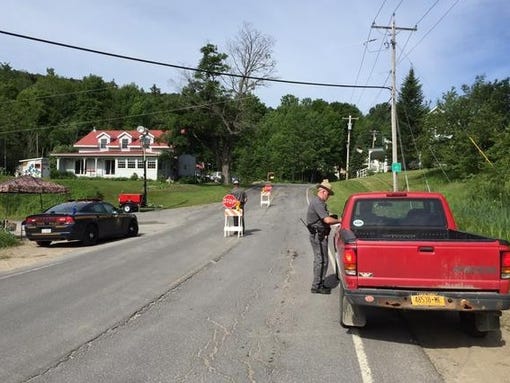Police intensify their search around Malone, N.Y.,