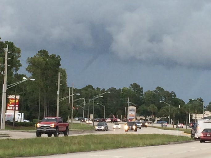 Waterspout seen from Atlantic Blvd.