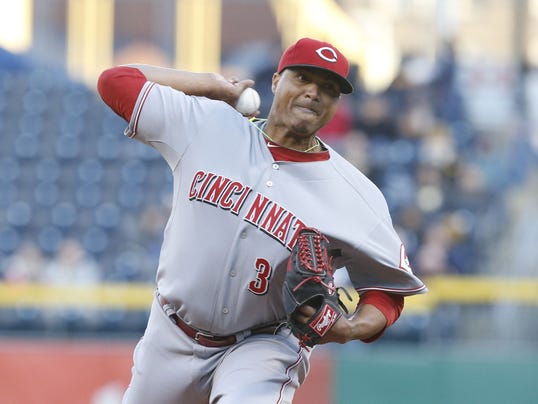 Cincinnati Reds Alfredo Simon (31) during a game against the