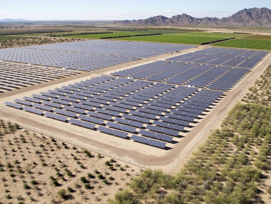  solar plant owned by aps is one of several solar power facilities near