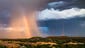 Lightning, downpour and a rainbow -- what monsoon season