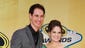 Joey Logano and his wife, Brittany.