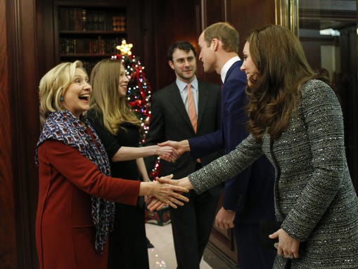 The Clintons meets the Duke and Duchess..