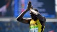 Usain Bolt (JAM) during the men's 200m preliminaries