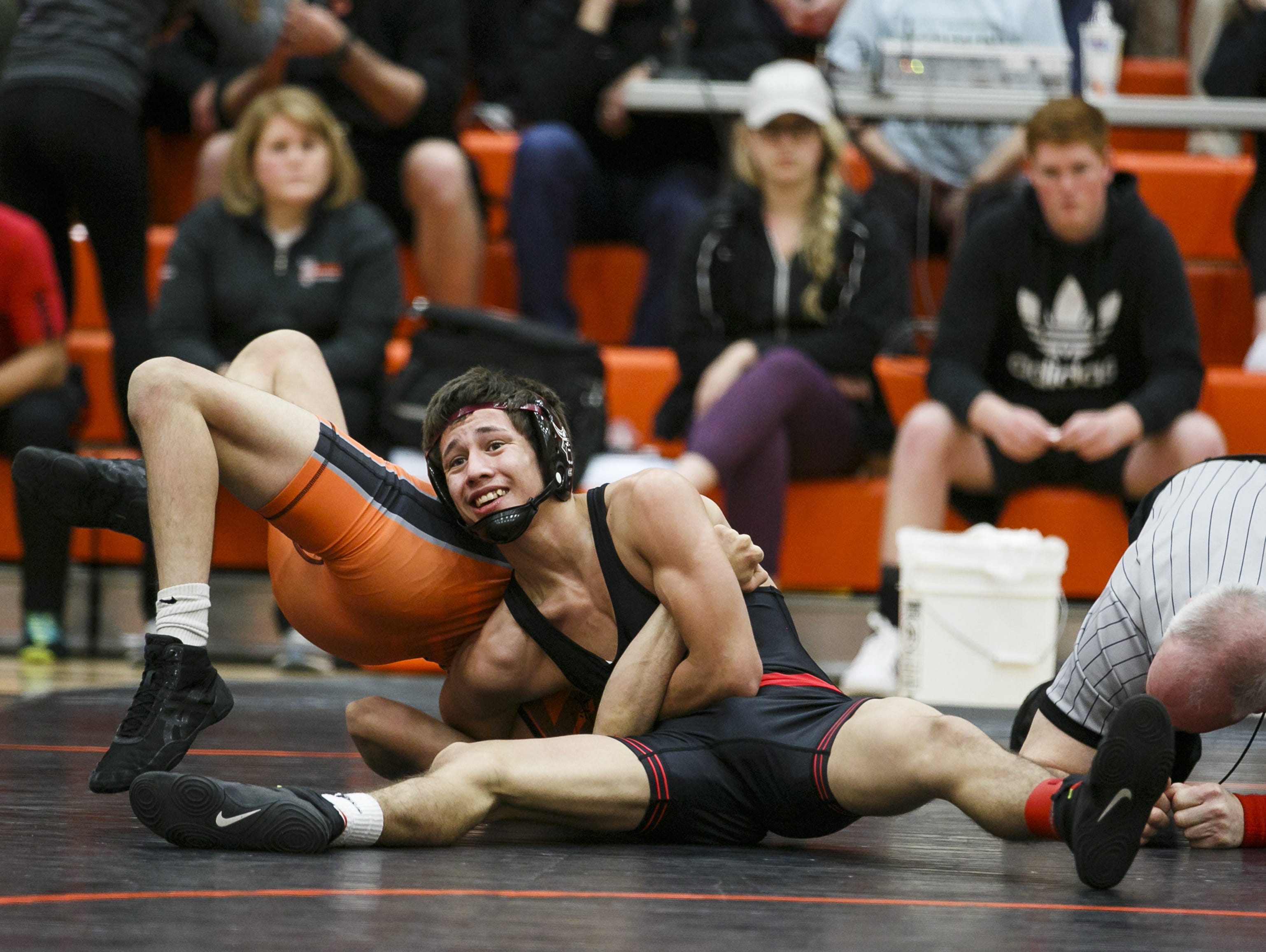 North Salem's Brandon Quezada was among five Viking wrestlers who qualified for the state wrestling championships this weekend.
