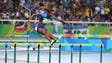 Dalilah Muhammad (USA) competes in the women's 400-meter