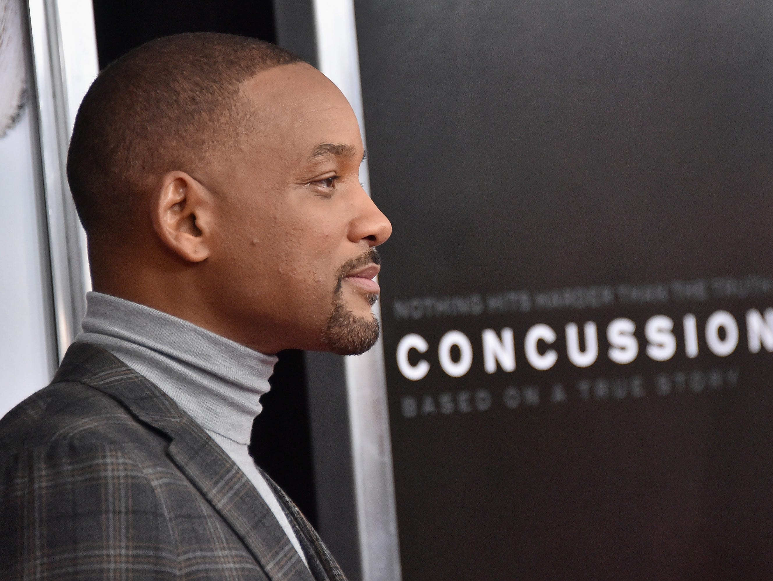 501686900.jpg NEW YORK, NY - DECEMBER 16: Actor Will Smith attends the "Concussion" New York Premiere at AMC Loews Lincoln Square on December 16, 2015 in New York City. (Photo by Mike Coppola/Getty Images)
