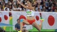 Anna Jagaciak (POL) during the women's triple jump