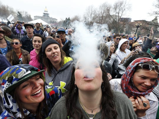 AP DENVER MARIJUANA CELEBRATION A USA CO