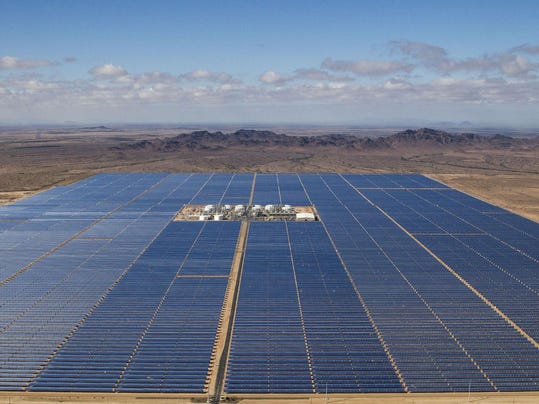 The Solana plant had been generating less electricity than forecast 