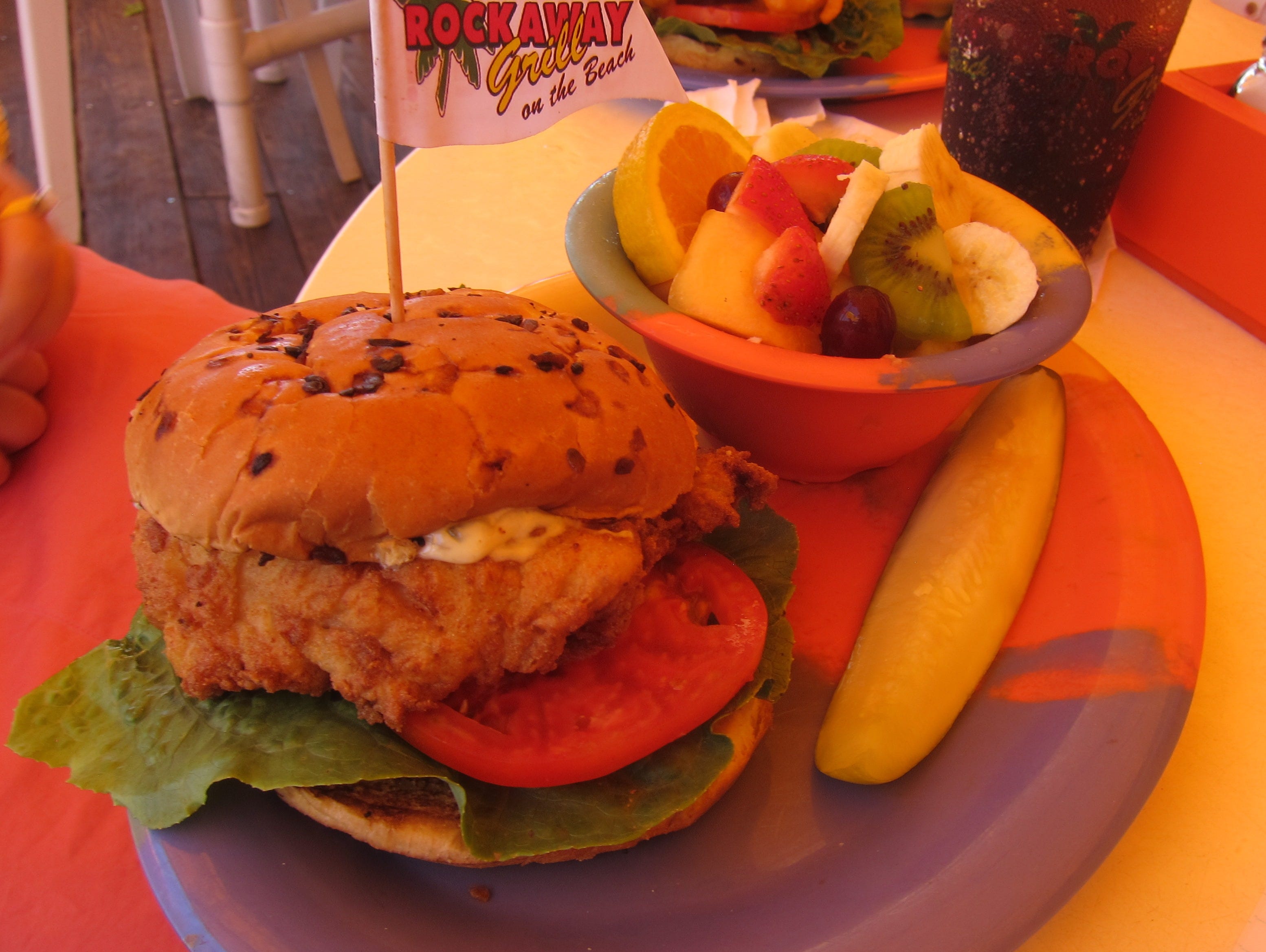 The one that started it all, the original grouper sandwich, on Frenchy's signature onion roll.